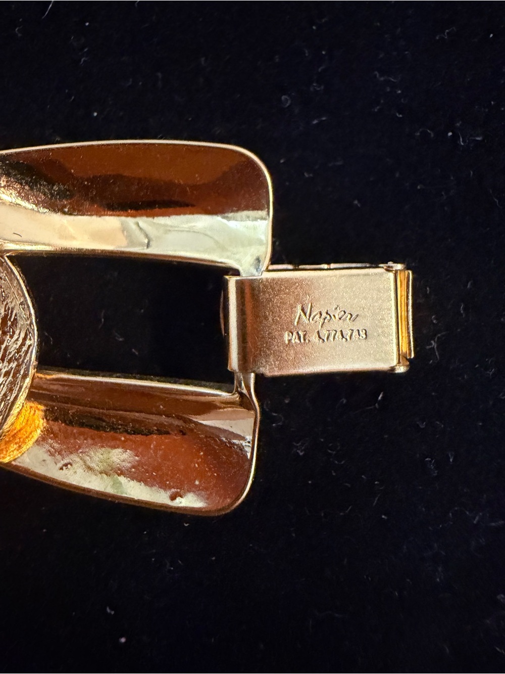 Napier Bold Gold Link Necklace - Picture 4 of 5